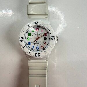 Casio LRW-200H – White / Multicolor Dial (100M Water Resist)